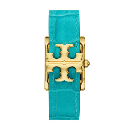 LADIES' ELEANOR & TURQUOISE LEATHER STRAP WATCH