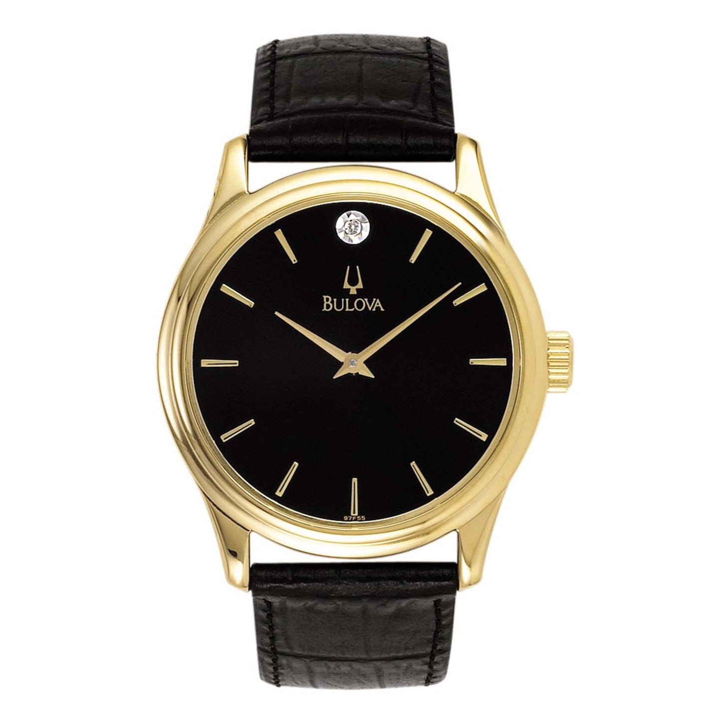 MENS CORPORATE COLLECTION LEATHER STRAP WATCH