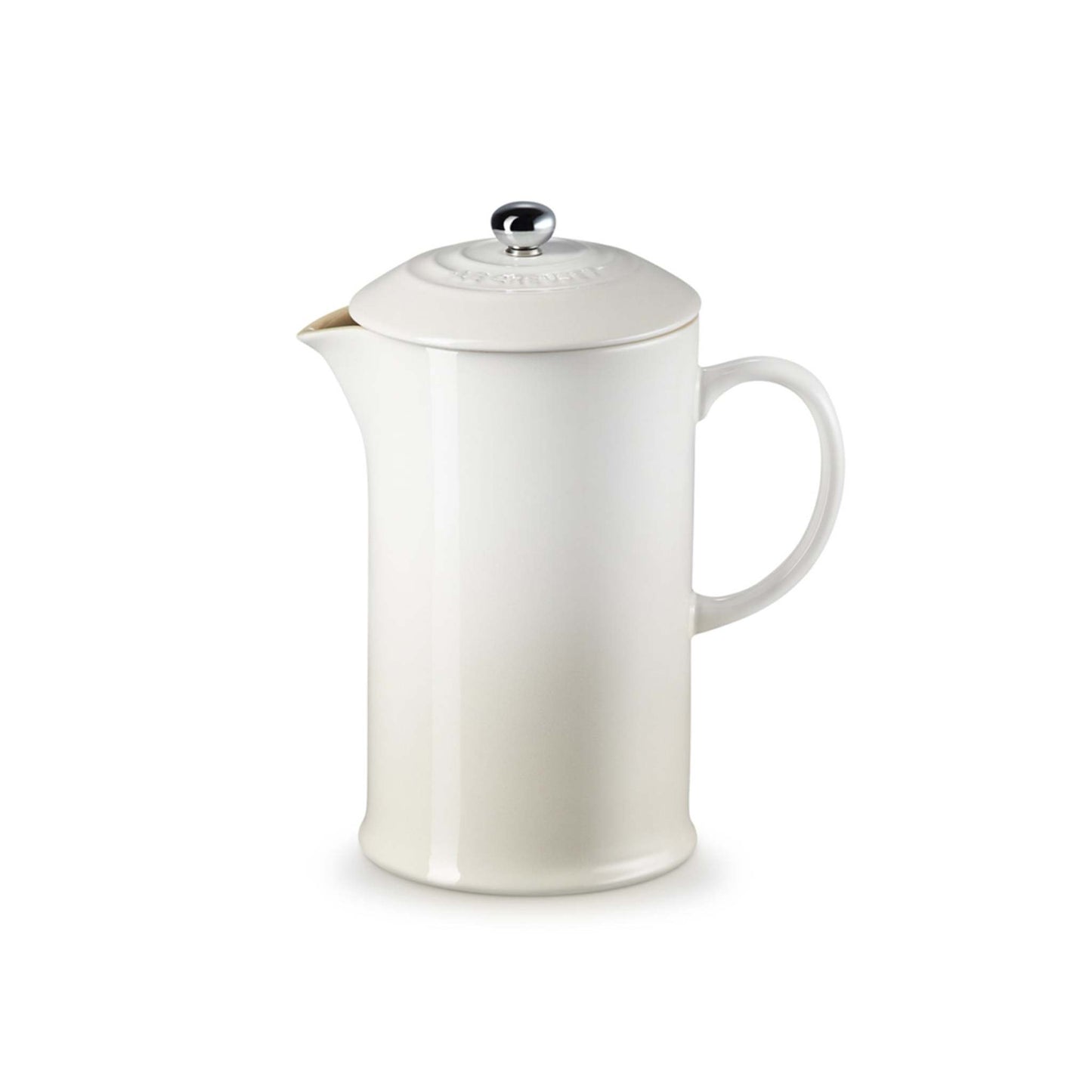 34OZ CAFE COLLECTION STONEWARE FRENCH PRESS MERINGUE