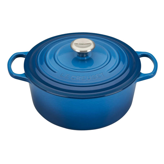 5.5QT SIGNATURE CAST IRON ROUND DUTCH OVEN MARSEILLE