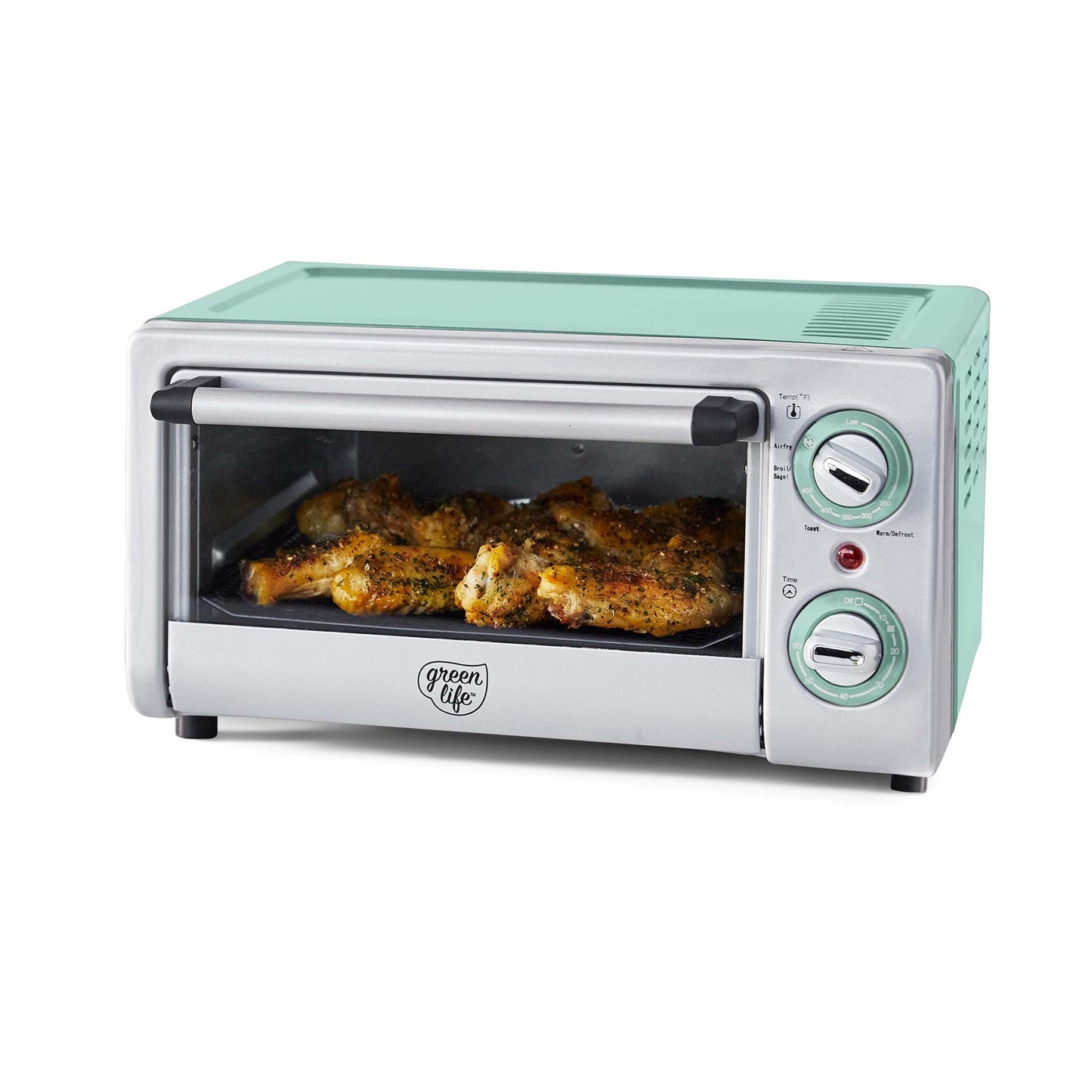 COMPACT AIR FRYER OVEN TURQUOISE