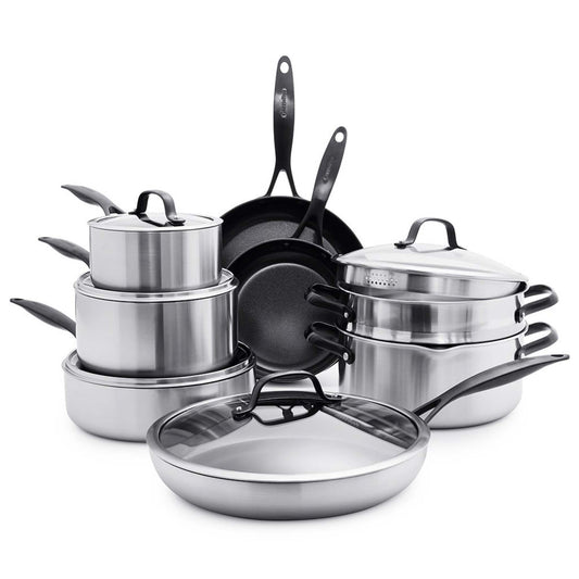VENICE PRO NOIR 13PC CERAMIC NONSTICK 3-PLY COOKWARE SET