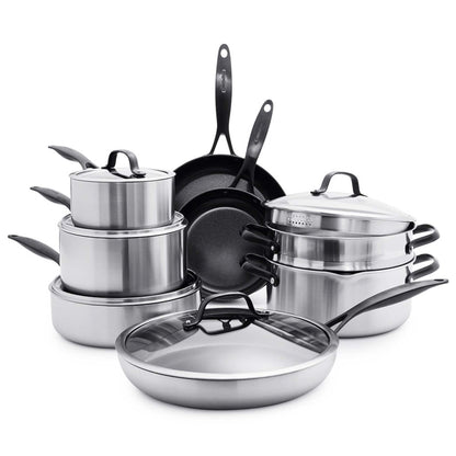 VENICE PRO NOIR 13PC CERAMIC NONSTICK 3-PLY COOKWARE SET