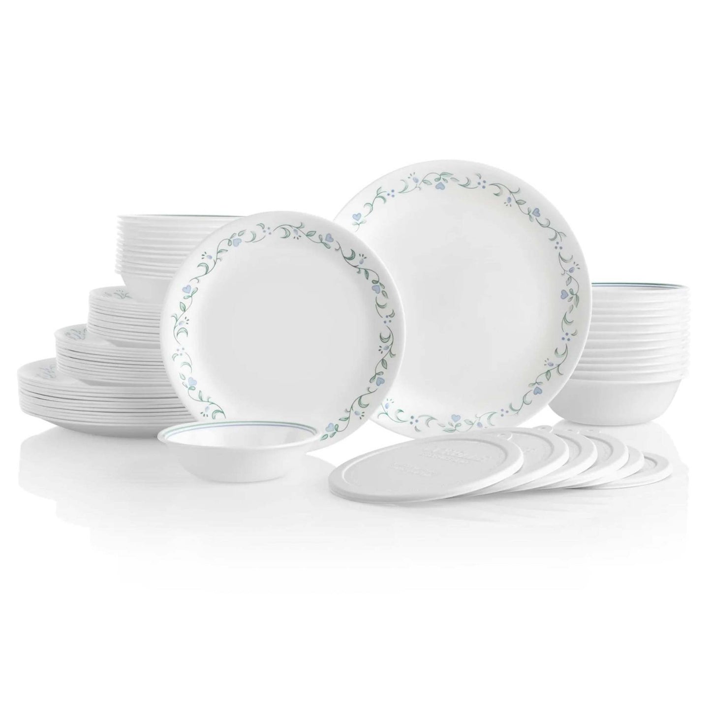 COUNTRY COTTAGE 66PC DINNERWARE SET
