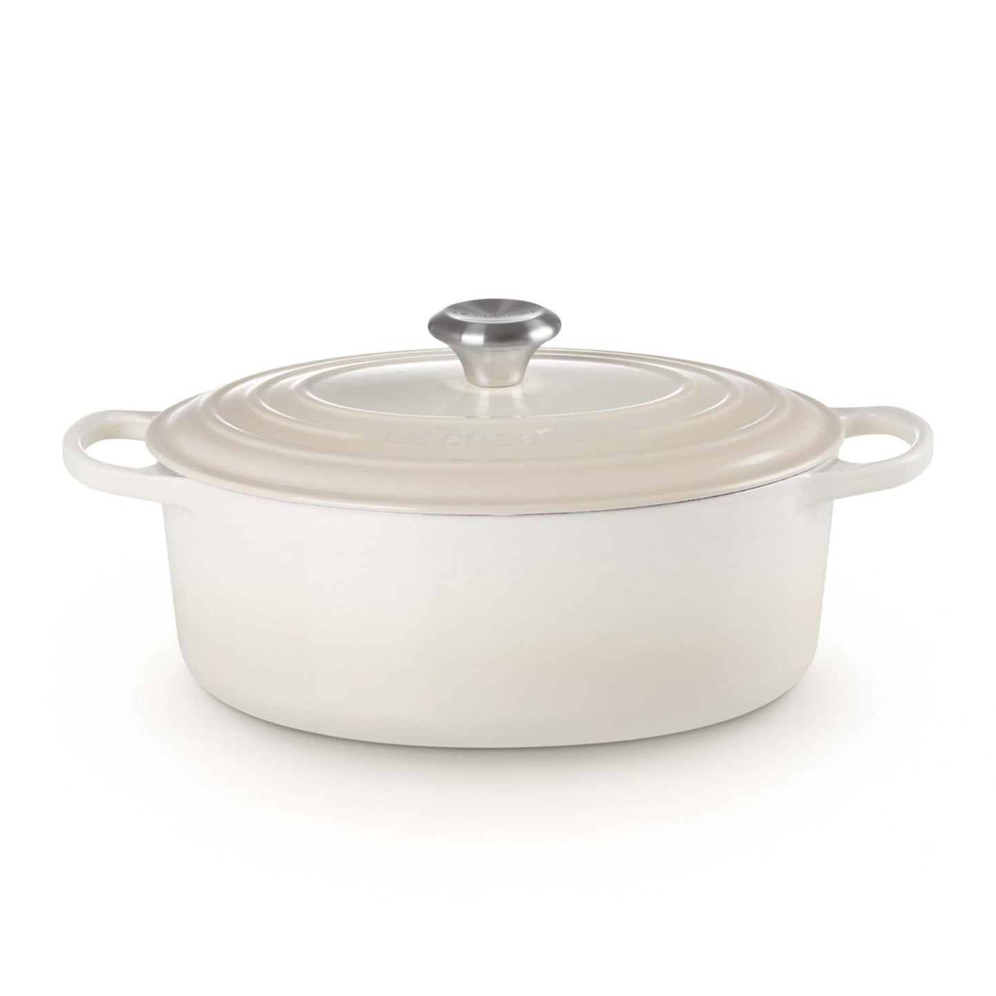 5QT SIGNATURE CAST IRON OVAL DUTCH OVEN MERINGUE