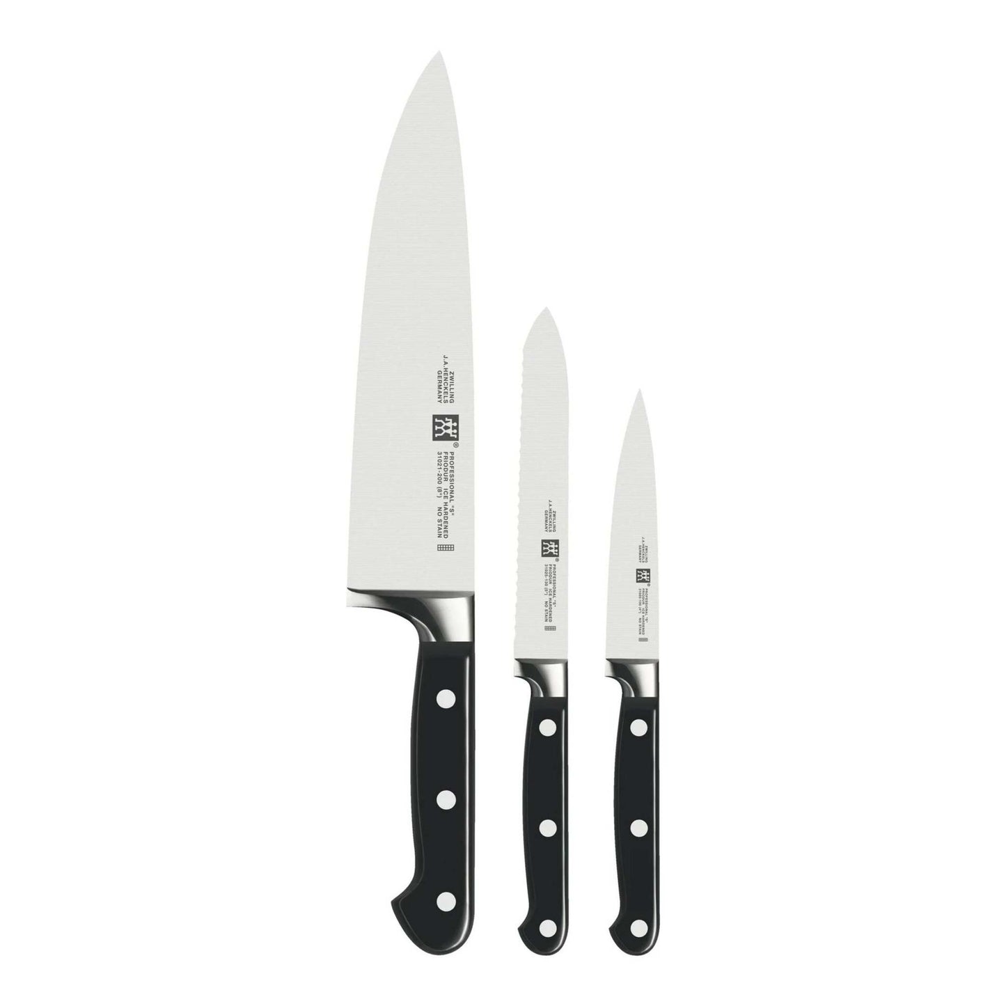 PROFESSIONAL S 3PC STARTER KNIFE SET