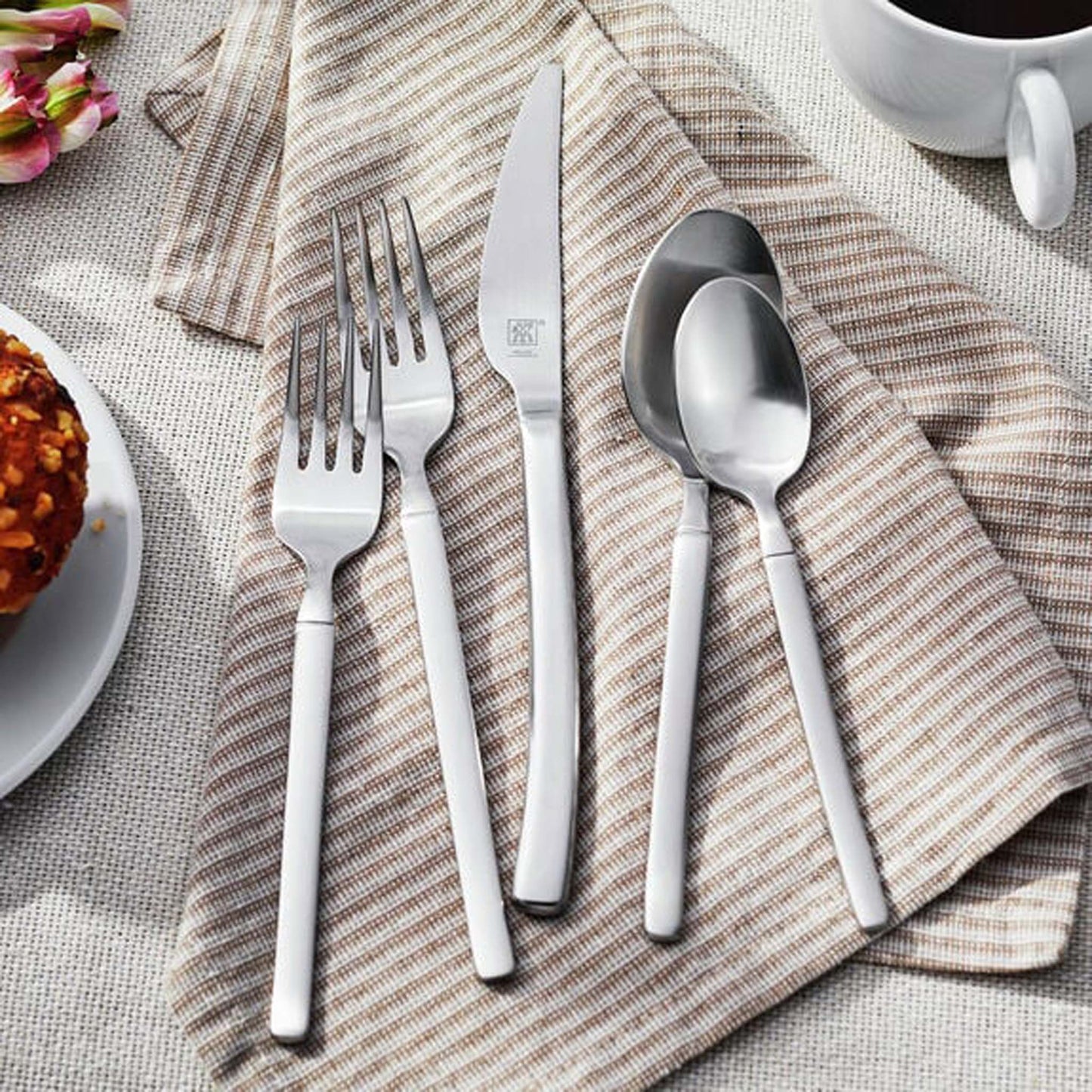 45PC OPUS SATIN FLATWARE SET