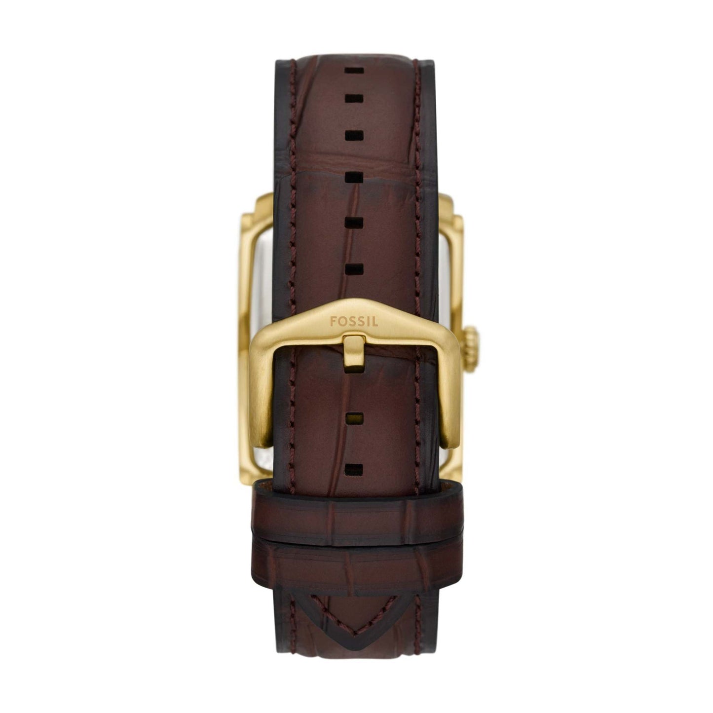 MEN'S CARAWAY & LEATHER STRAP WATCH