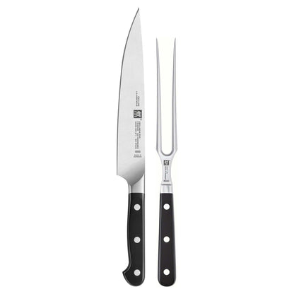 2PC PRO CARVING KNIFE & FORK SET