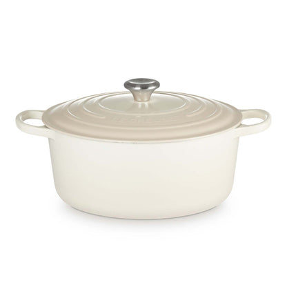 9QT SIGNATURE CAST IRON ROUND DUTCH OVEN MERINGUE