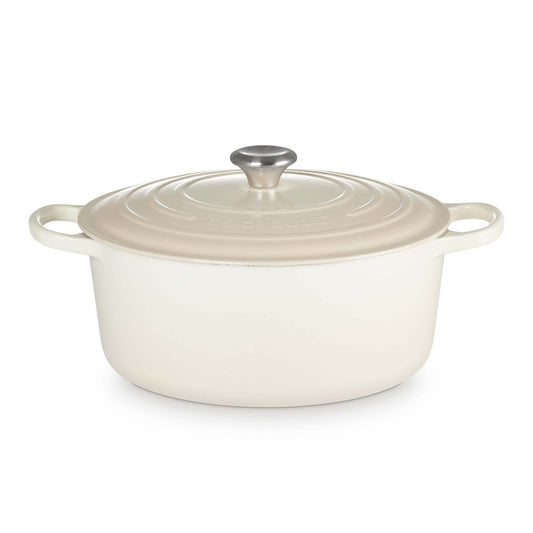 9QT SIGNATURE CAST IRON ROUND DUTCH OVEN MERINGUE