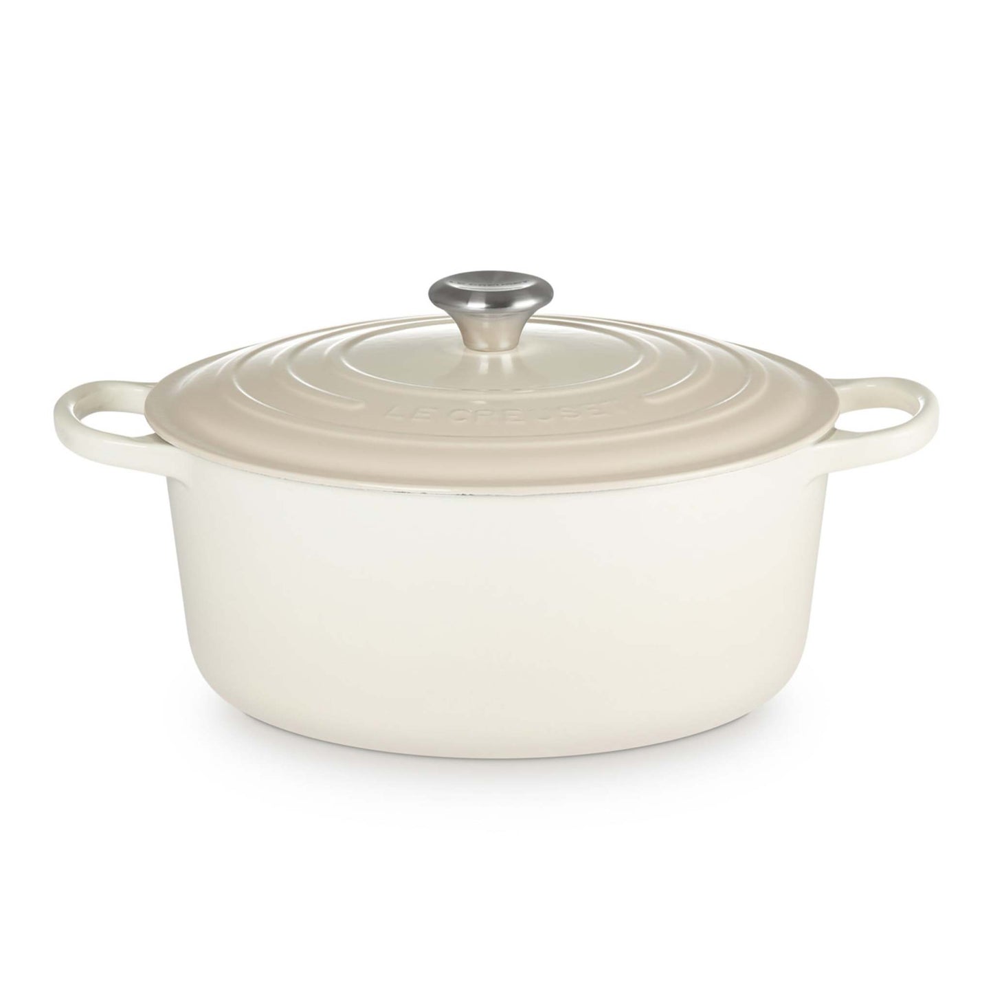 9QT SIGNATURE CAST IRON ROUND DUTCH OVEN MERINGUE