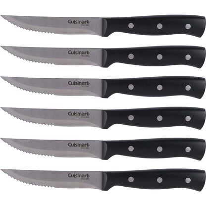CUISINART 6PC TRIPLE-RIVET STEAK KNIFE SET