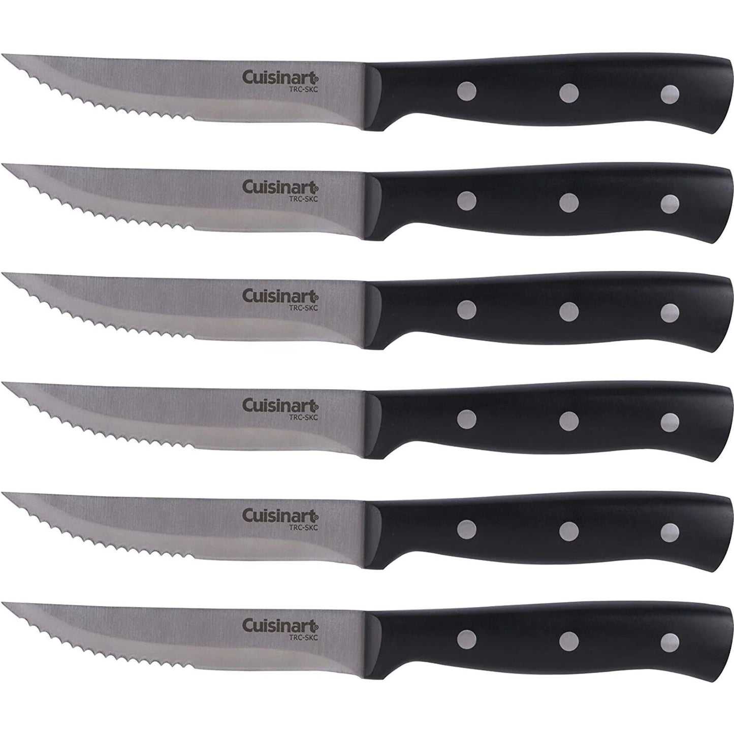 CUISINART 6PC TRIPLE-RIVET STEAK KNIFE SET