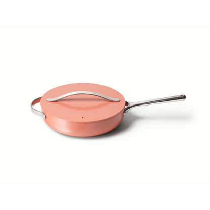 4.5QT NONSTICK CERAMIC SAUTE PAN W/ LID PERRACOTTA