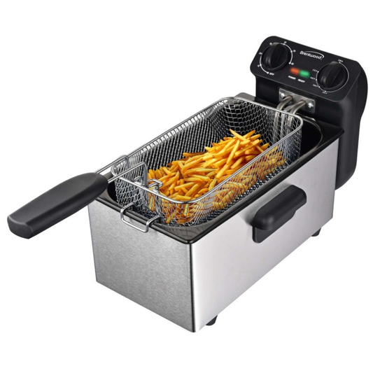 3L OR 12CUP ELECTRIC DEEP FRYER - (STAINLESS STEEL)