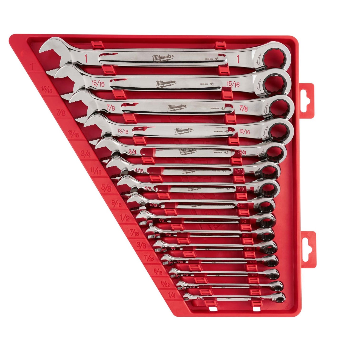 15PC SAE MULTIBIT RATCHETING COMBINATION WRENCH SET