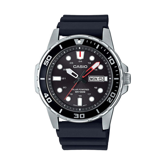 MENS CLASSIC DIVER INSPIRED ANALOG SOLAR STRAP WATCH
