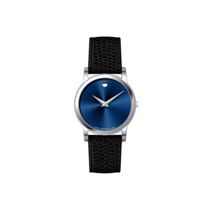 MENS MUSEUM CLASSIC & TEXTURED LEATHER STRAP WATCH