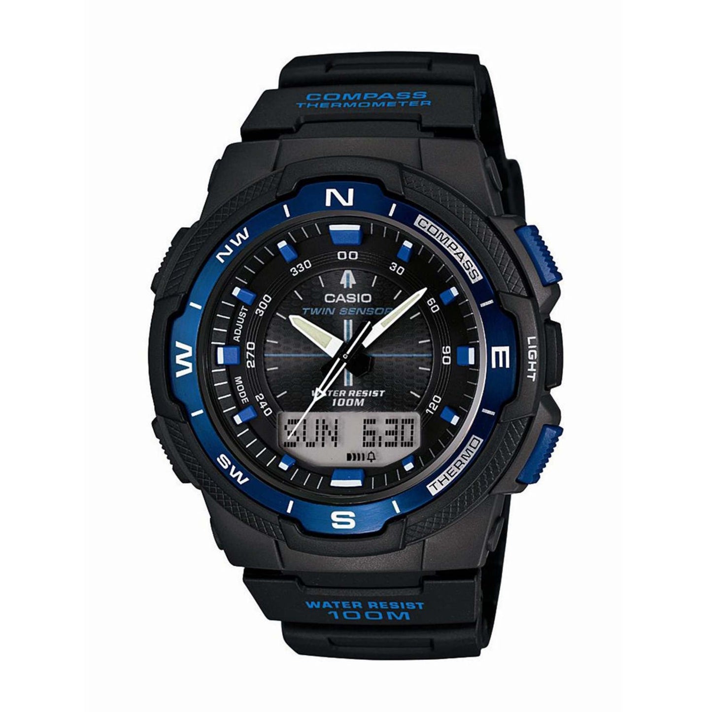 TWIN SENSOR MULTI-FUNCTION WATCH RESIN BAND