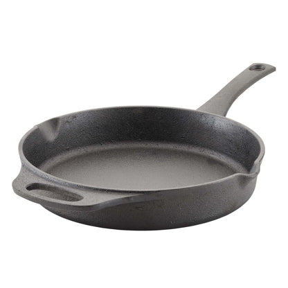 10" PRESEASONED CAST IRON FRYING PAN