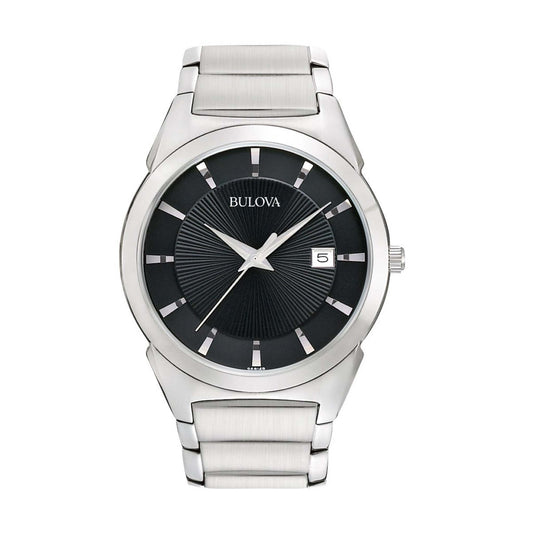 DRESS COLLECTION MENS CHROME BRACELET W/ DIAL