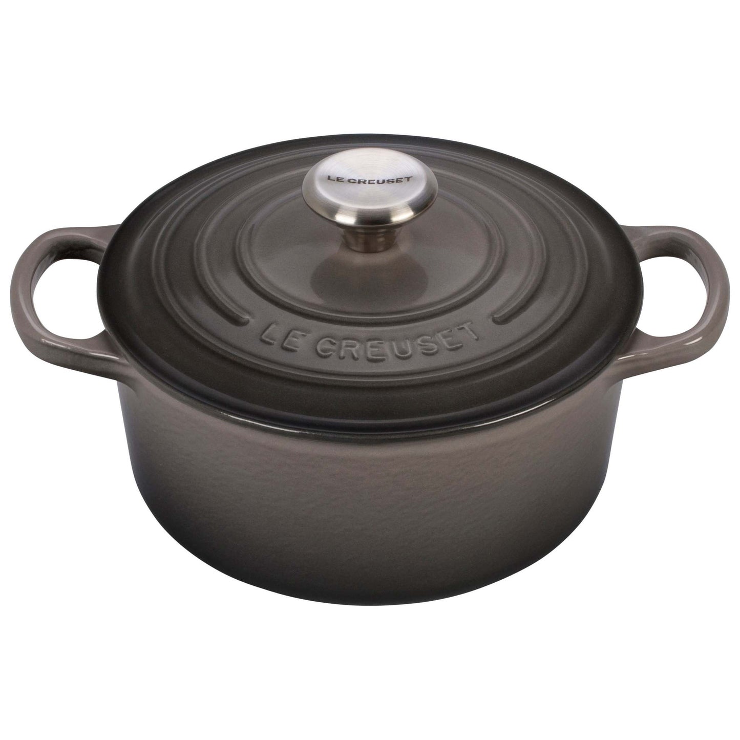 2QT SIGNATURE CAST IRON ROUND DUTCH OVEN OYSTER