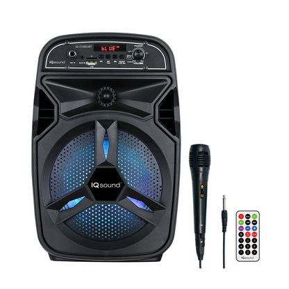 8" PORTABLE BLUETOOTH SPEAKER W/TRUE WIRELESS STEREO