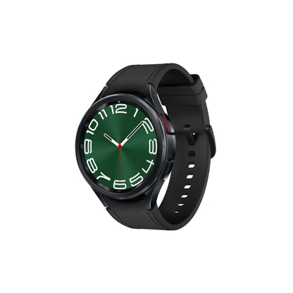 GALAXY WATCH6 CLASSIC 47MM STAINLESS STEEL & LEATHER STRAP SMARTWATCH