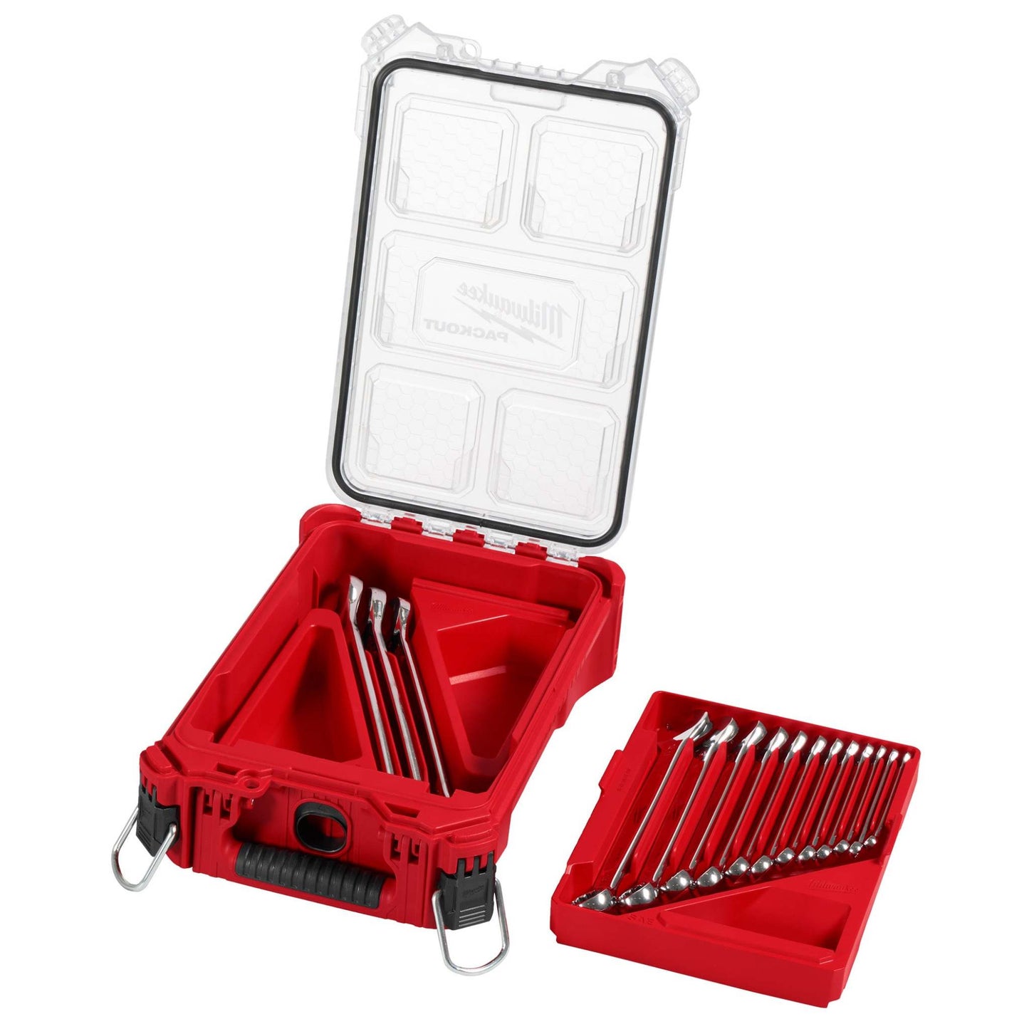 15PC SAE COMBINATION WRENCH SET W/ PACKOUT COMPACT ORGANIZER