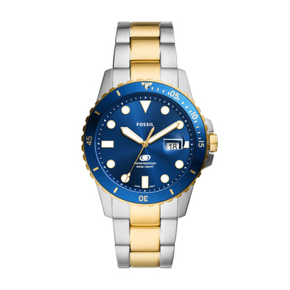 MEN'S FOSSIL DIVE TWO-TONE STAINLESS STEEL WATCH