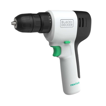 REVIVA 12V MAX CORDLESS DRILL W/ CHARGER & DOUBLE-ENDED SCREWDRIVER BIT