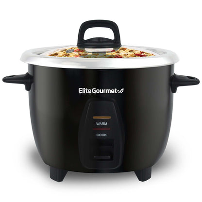 10 CUP RICE COOKER W/ STAINLESS STEEL COOKING POT