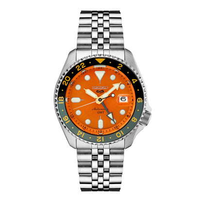 MENS SEIKO 5 SPORT SKX GMT SERIES WATCH