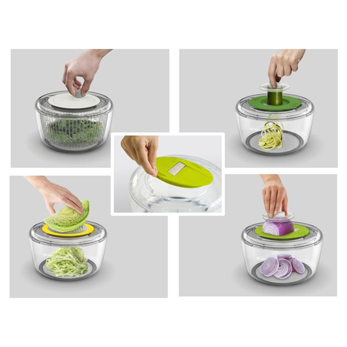 MULTI-PREP 4 IN 1 SALAD PREPARATION SET
