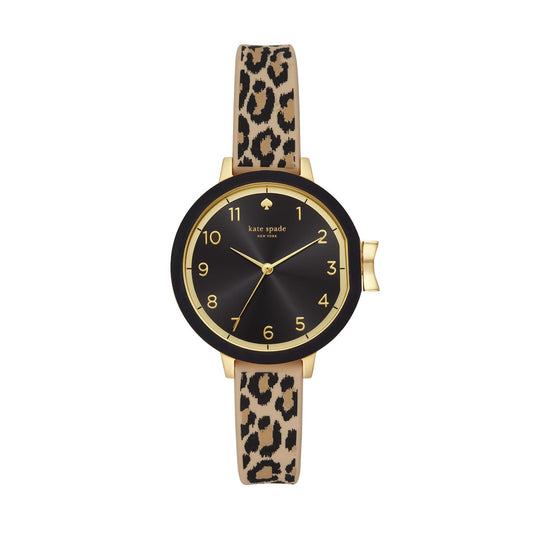 LADIES PARK ROW LEOPARD PRINT WATCH