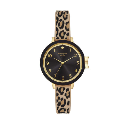 LADIES PARK ROW LEOPARD PRINT WATCH