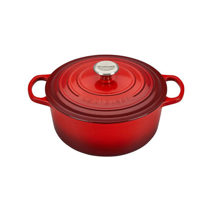 5PC SIGNATURE CAST IRON COOKWARE SET CERISE
