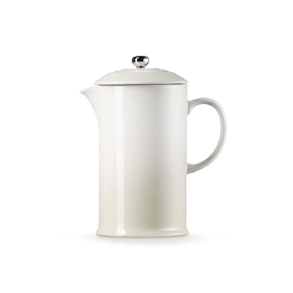 34OZ CAFE COLLECTION STONEWARE FRENCH PRESS MERINGUE