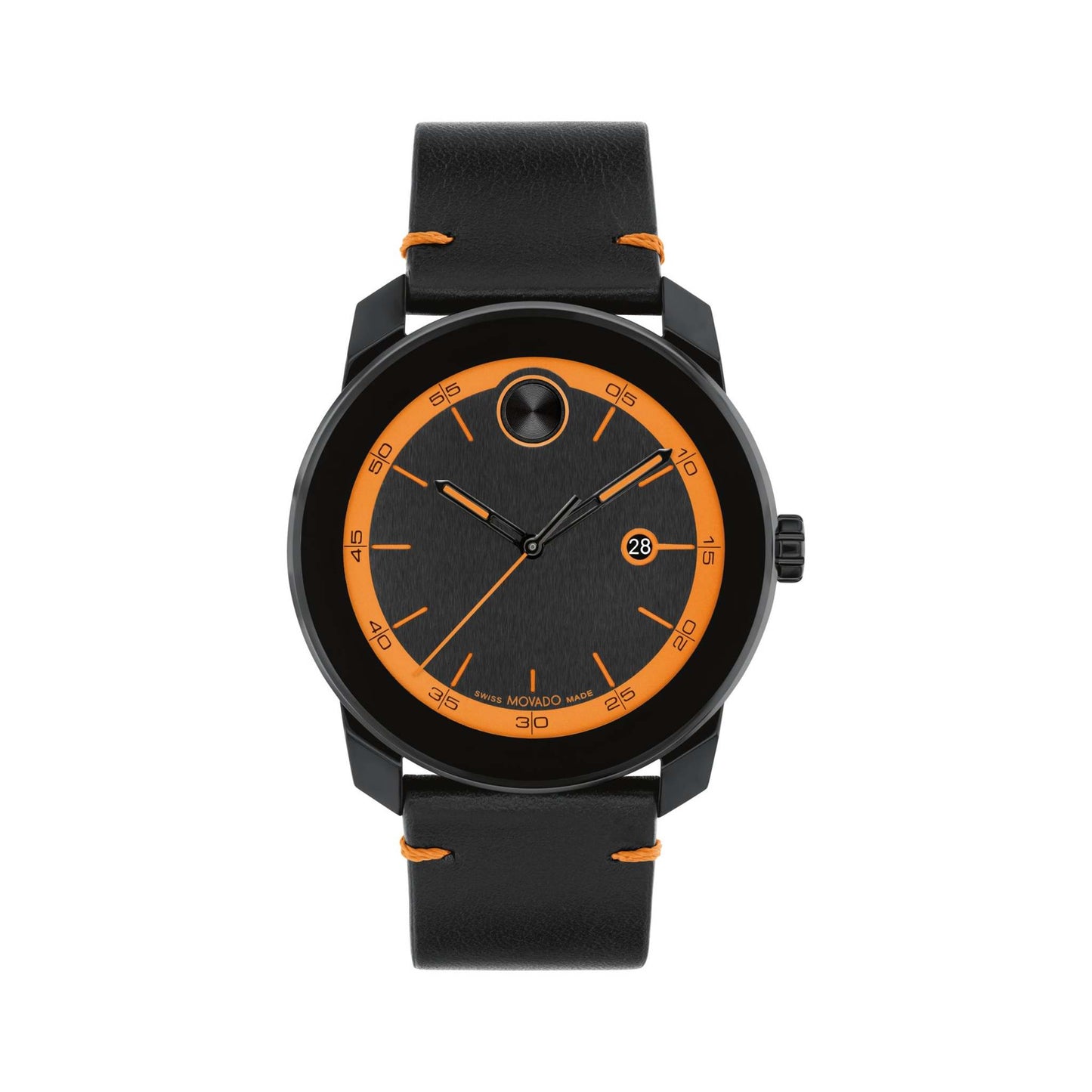 MEN'S BOLD TR90 & LEATHER STRAP WATCH