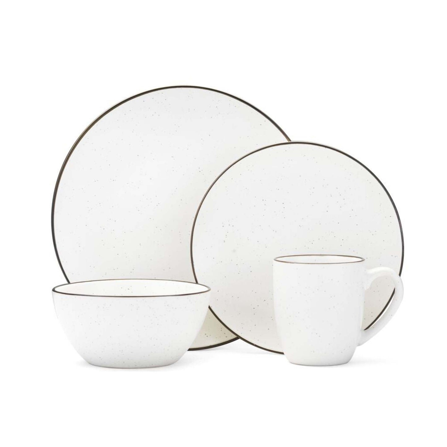 GOURMET BASICS JULIANA CREAM 16PC DINNERWARE SET