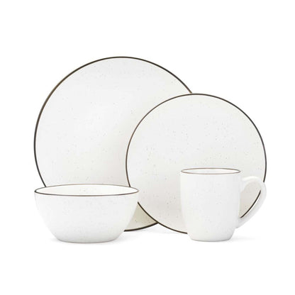 GOURMET BASICS JULIANA CREAM 16PC DINNERWARE SET