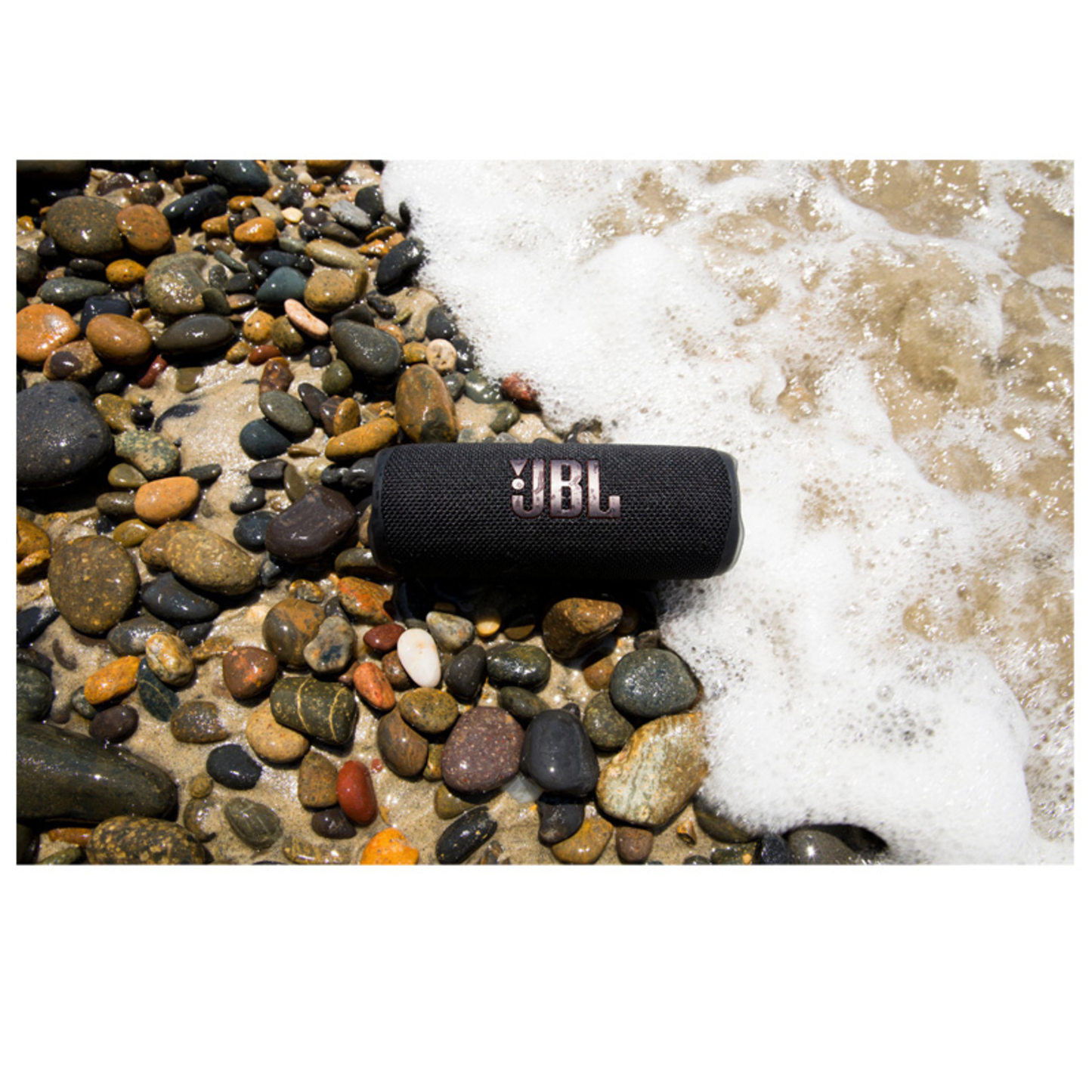 FLIP 6 PORTABLE WATERPROOF SPEAKER - (BLACK)