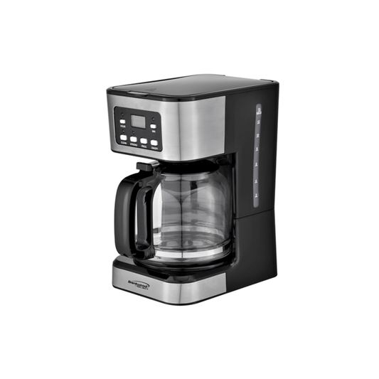 12 - CUP DIGITAL COFFEE MAKER - (BLACK)