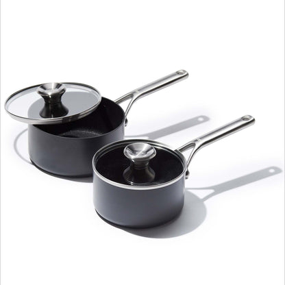 CERAMIC PROFESSIONAL NONSTICK 4PC SAUCEPAN SET