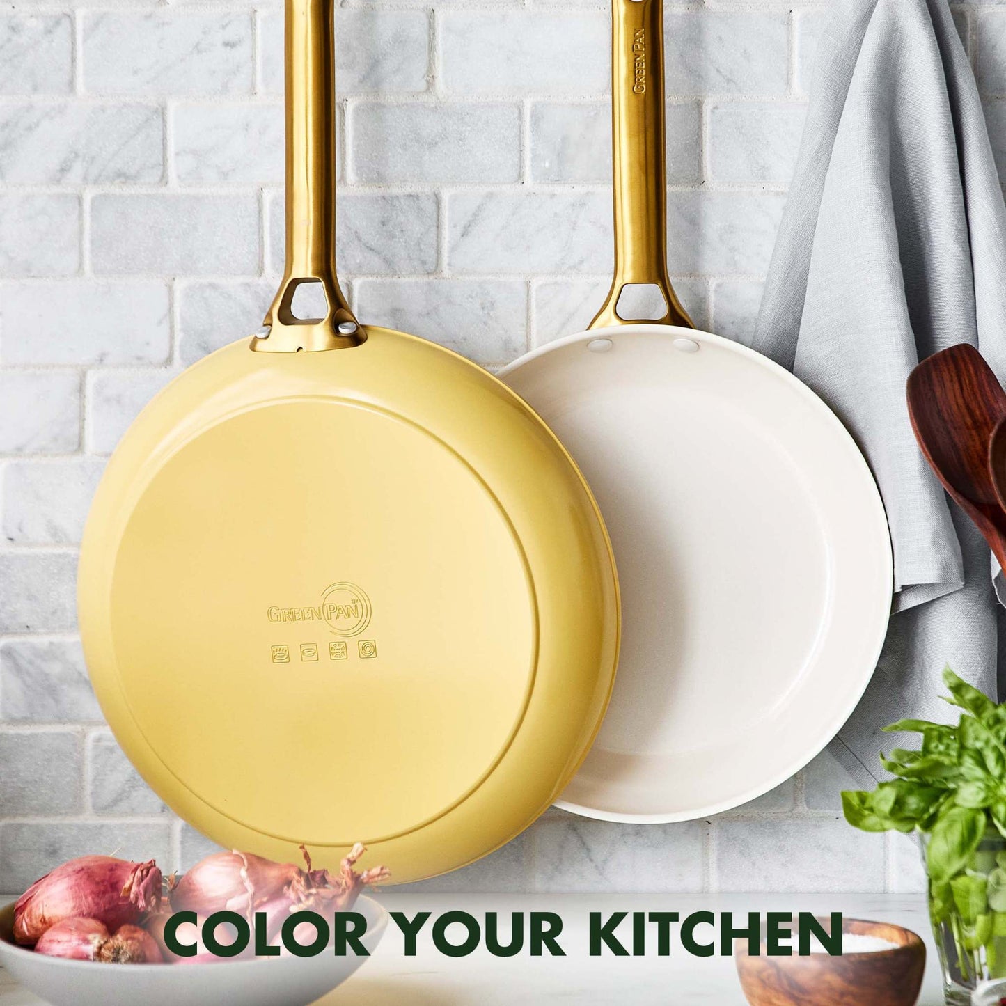 RESERVE CERAMIC NONSTICK 2PC FRY PAN SET SUNRISE