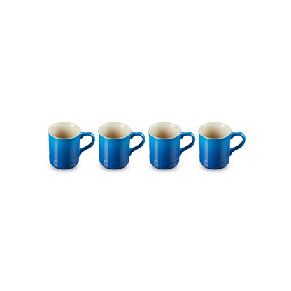 SET OF 4 STONEWARE MUGS MARSEILLE
