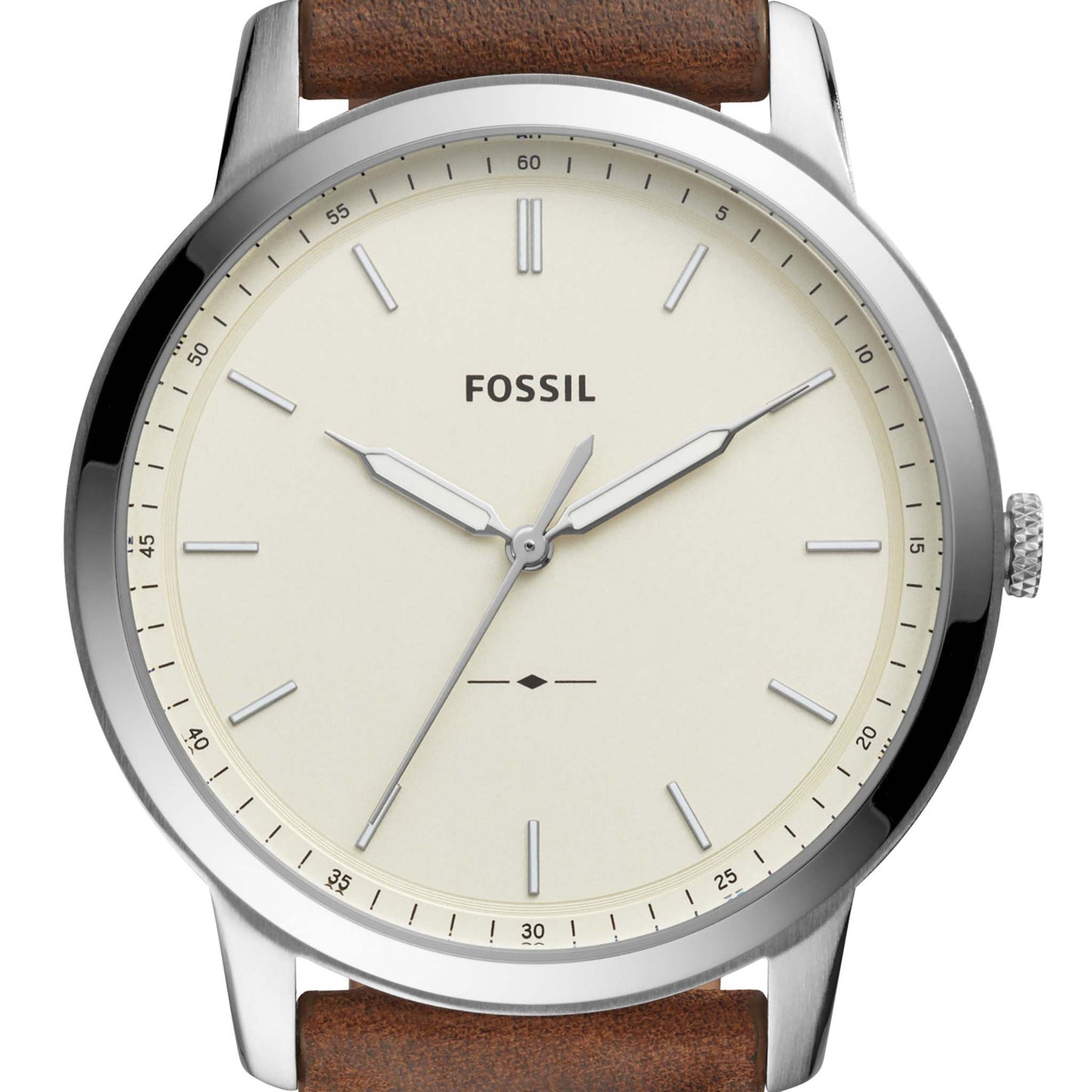 MEN'S MINIMALIST LEATHER STRAP WATCH