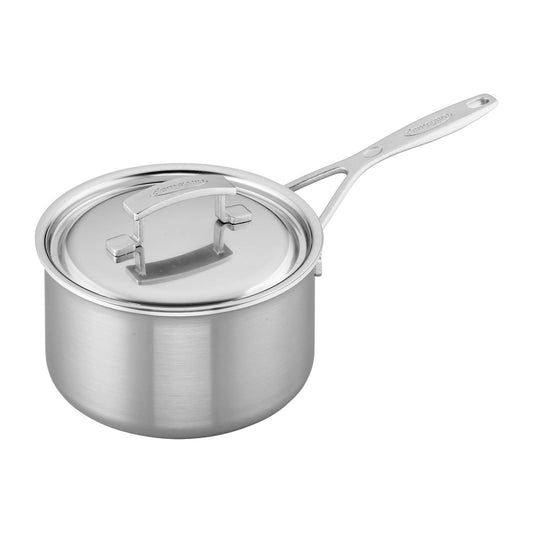 INDUSTY 5-PLY 3QT STAINLESS STEEL SAUCEPAN W/ LID