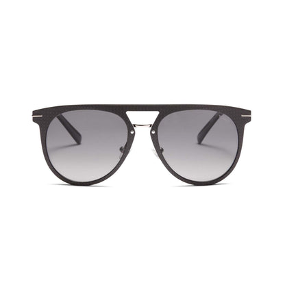 11 POLARIZED GRADIENT AVIATOR SUNGLASSES 55MM